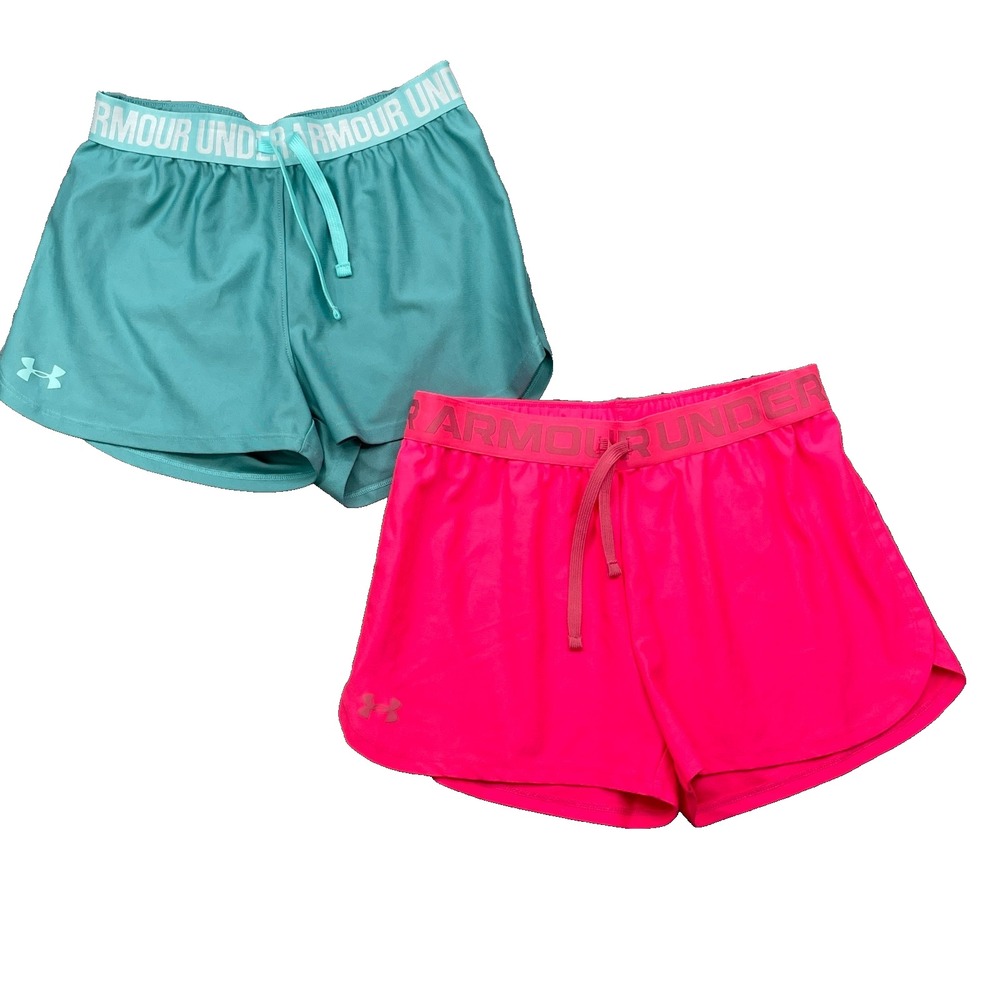 Under Armour Shorts Girls Large Training Sportswear Gym Preppy Running‎ Academia